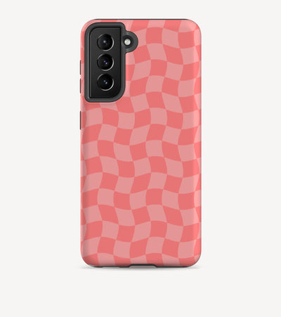 Coral Crush - Checkered