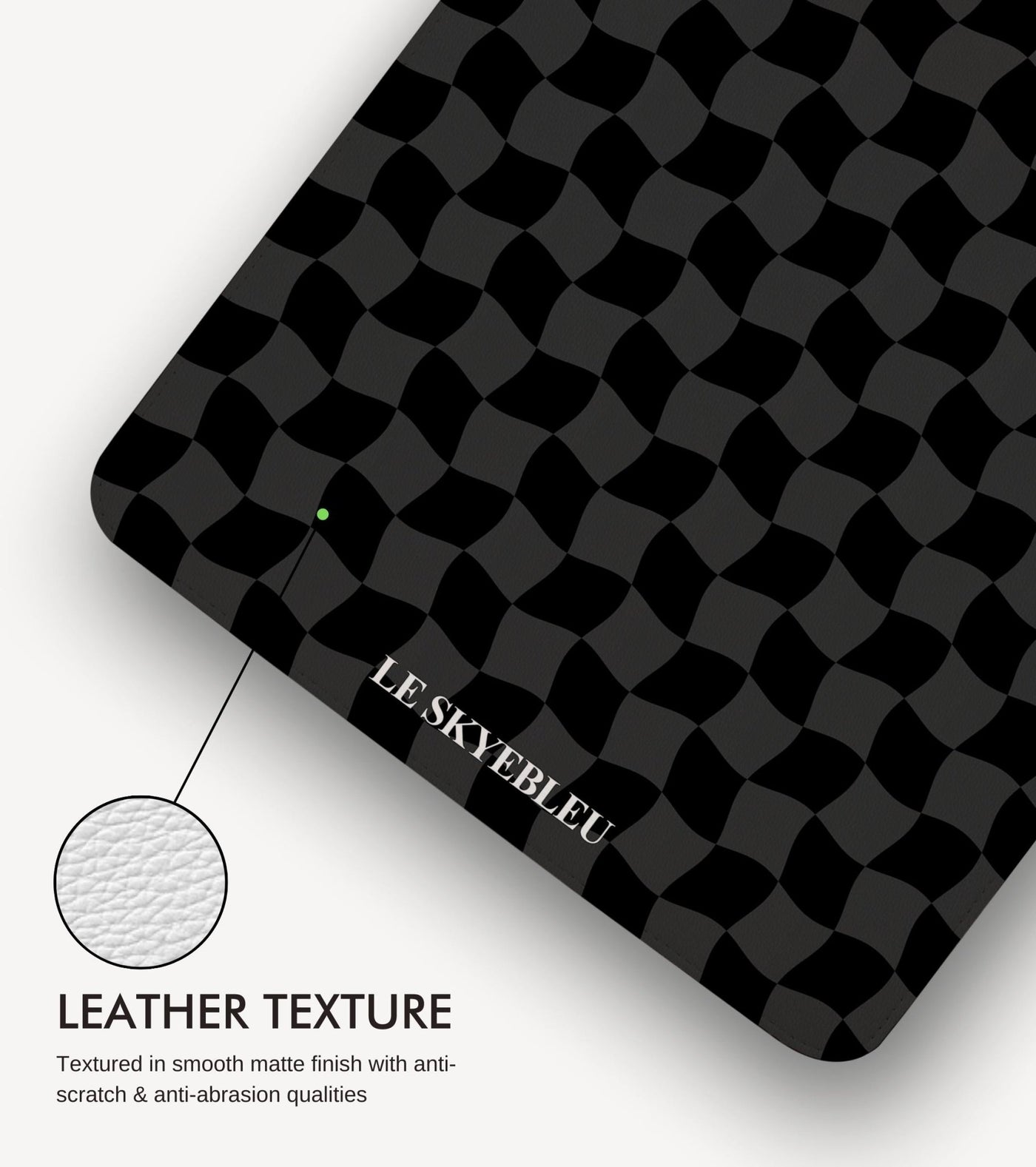 Black Check  - Laptop & Tablet Sleeve