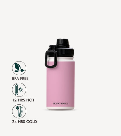 Bubblegum Pink - Steel Water Bottle