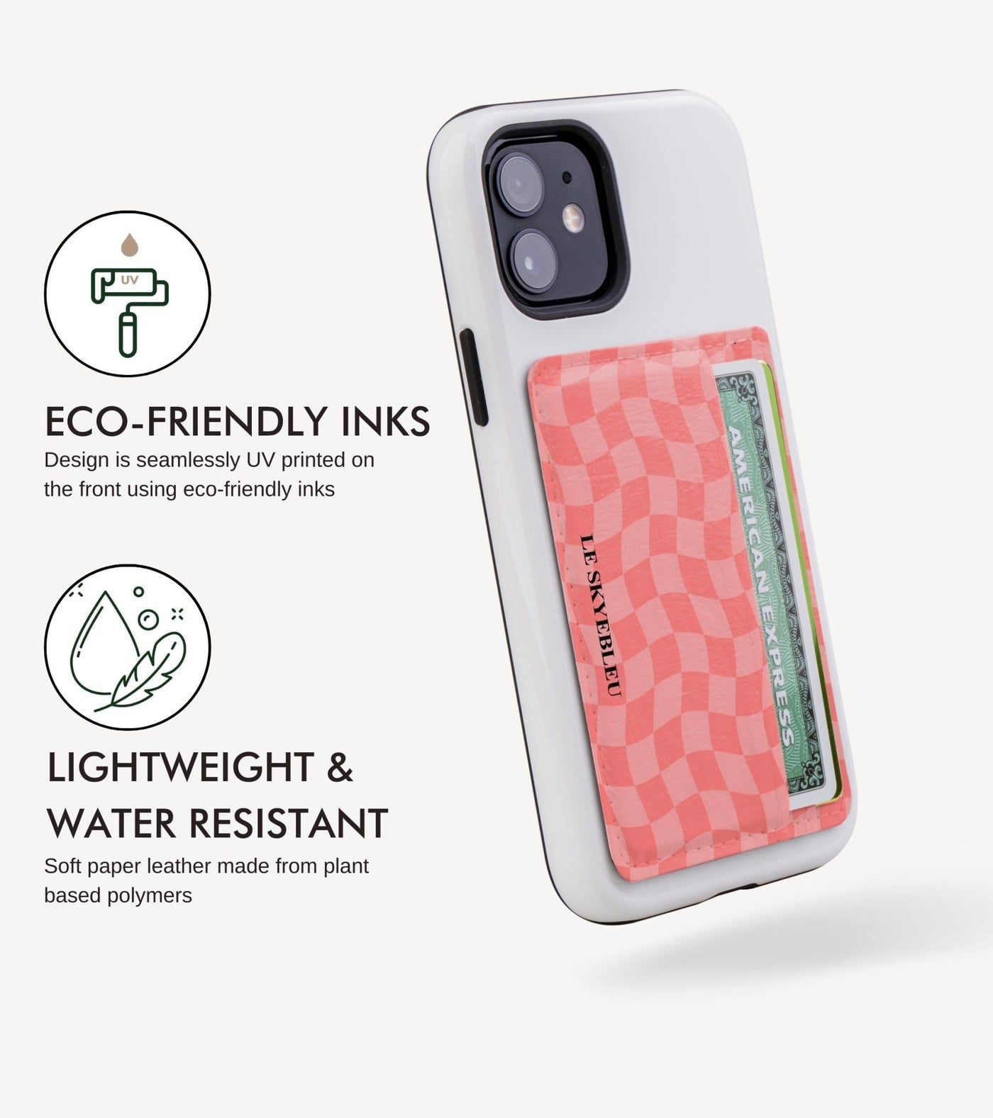 Coral Crush - Stick on Phone Wallet