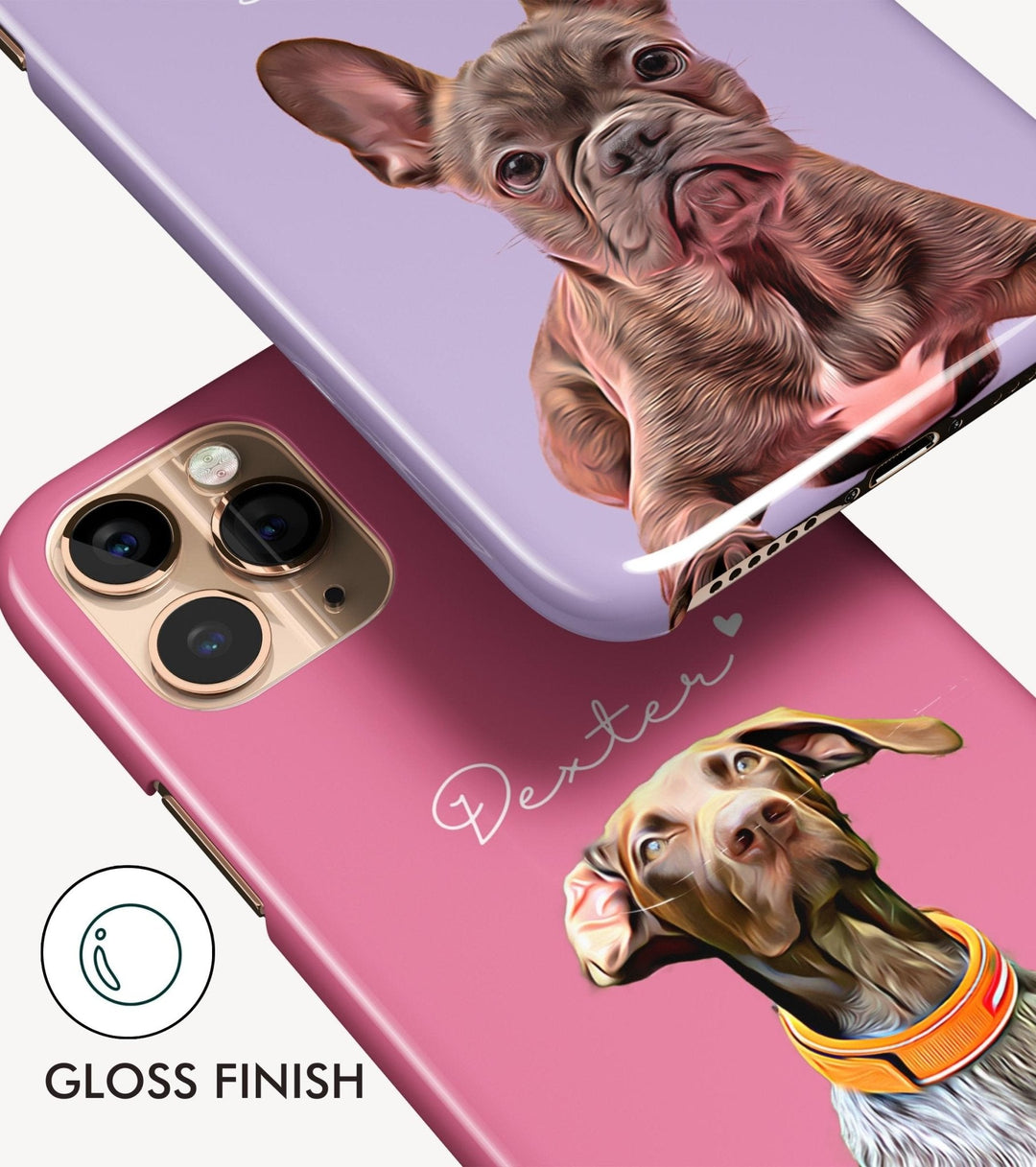 Kiss Doggos Personalized 3 Pet sale Phone Case