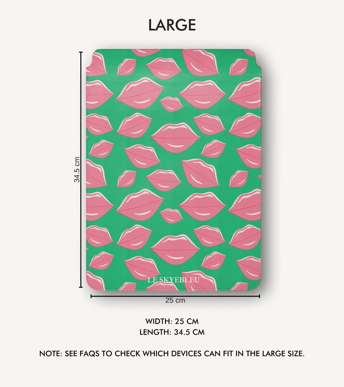 Glossy Lips - Laptop & iPad Sleeve