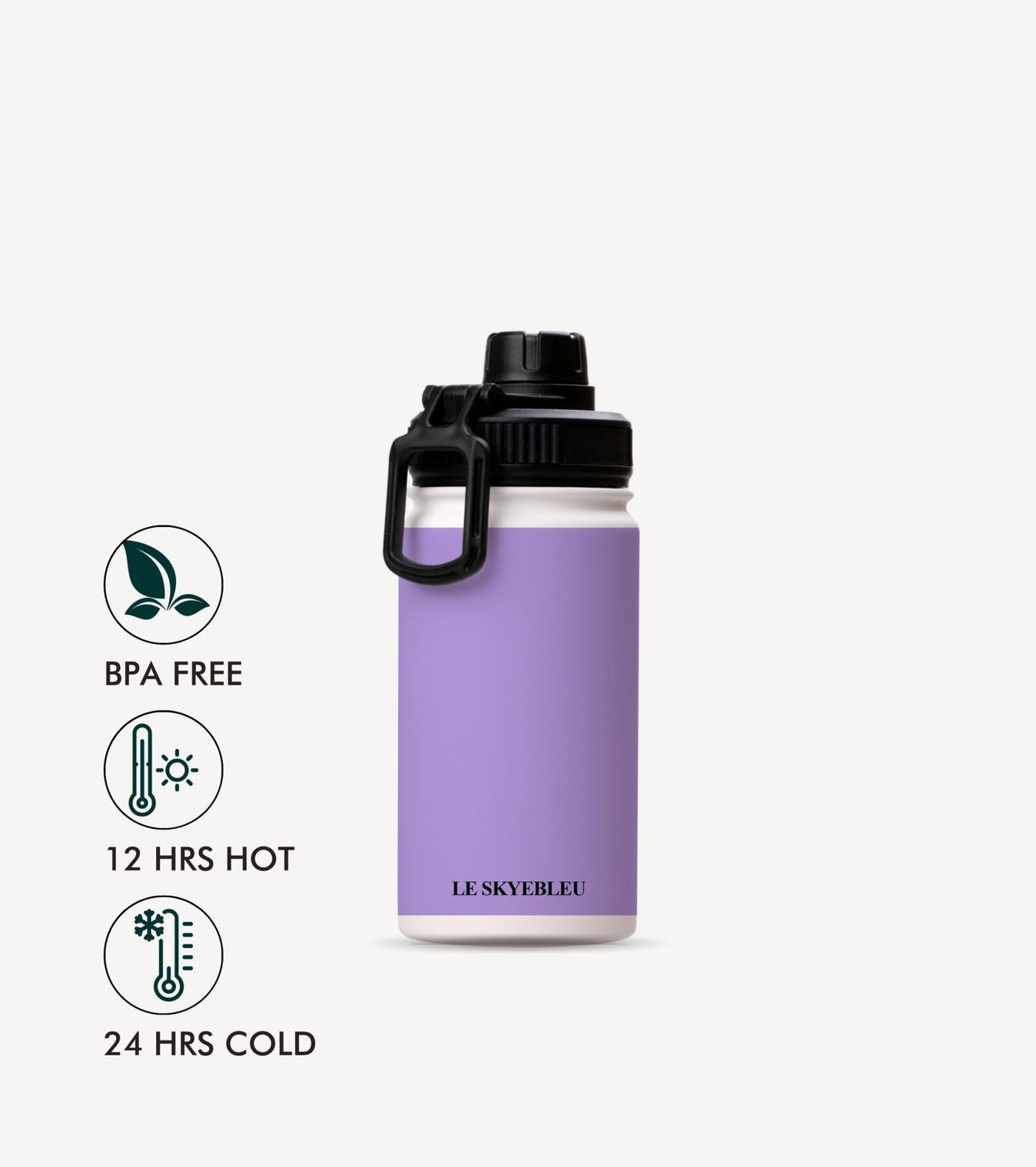 Lavender Latte - Steel Water Bottle