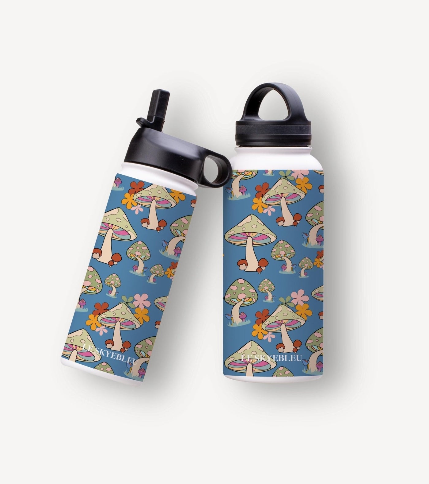 Mushroom Party - Steel Water Bottle