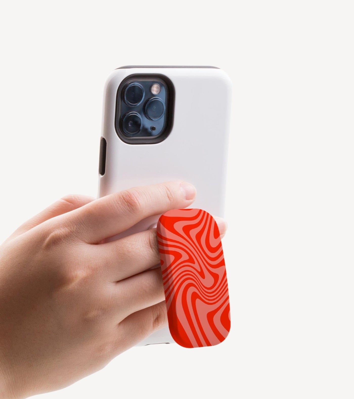 Orange Twist Phone Grip