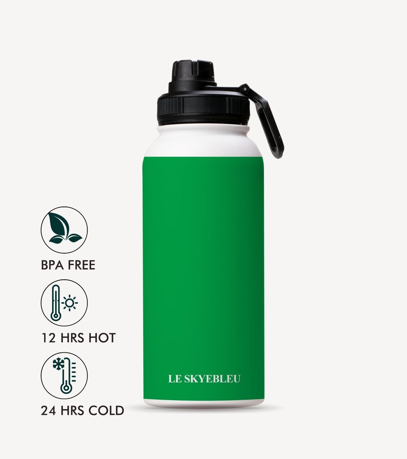 Pigment Green - Steel Water Bottle