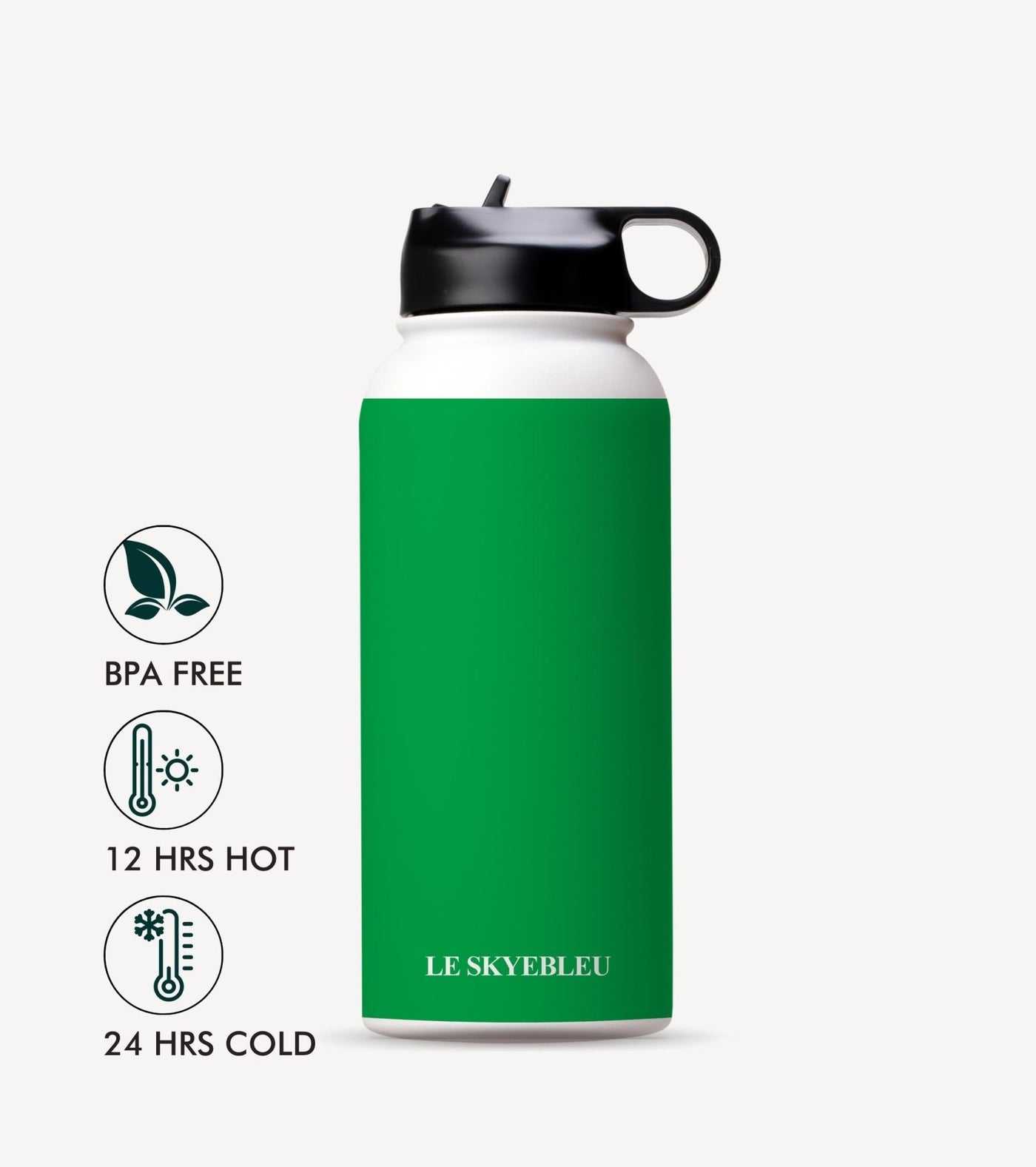 Pigment Green - Steel Water Bottle