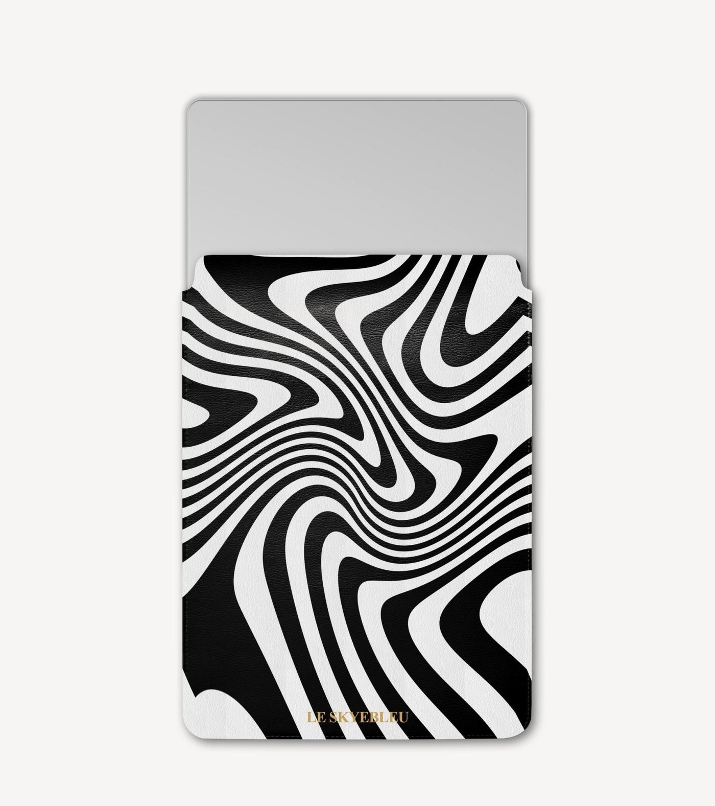 Zebra Swirl - Laptop & iPad Sleeve