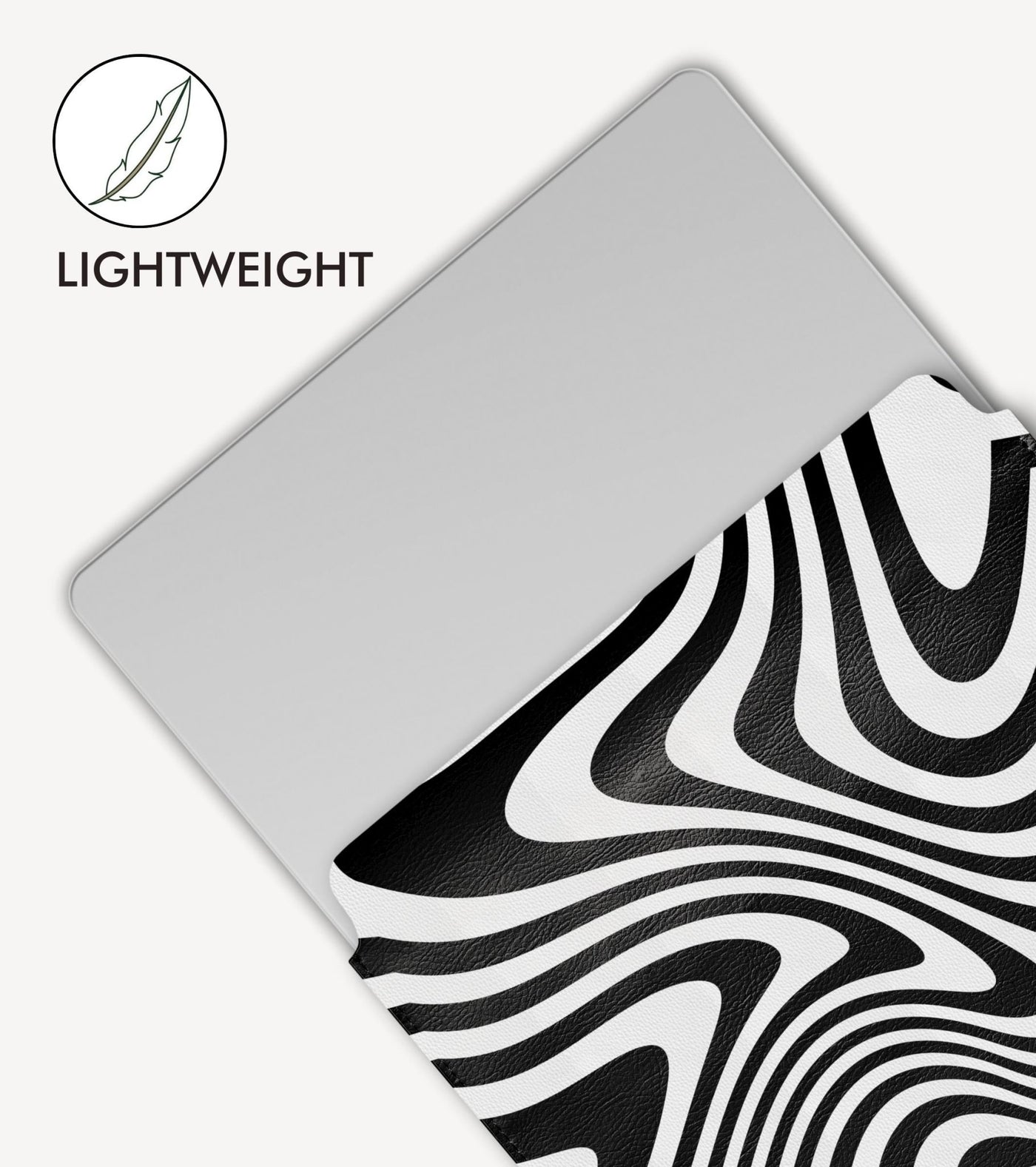 Zebra Swirl - Laptop & iPad Sleeve